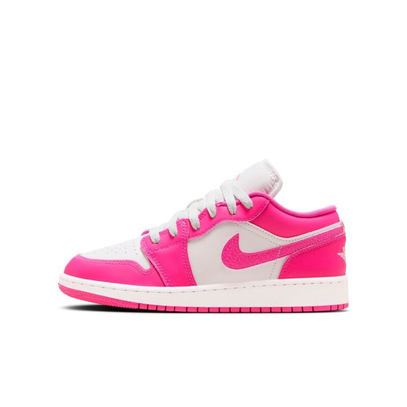Championes Air Jordan 1 Bajo de Niña Rosado