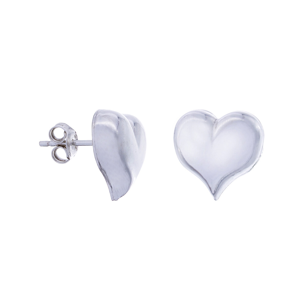 Caravanas de plata 925 Corazón 