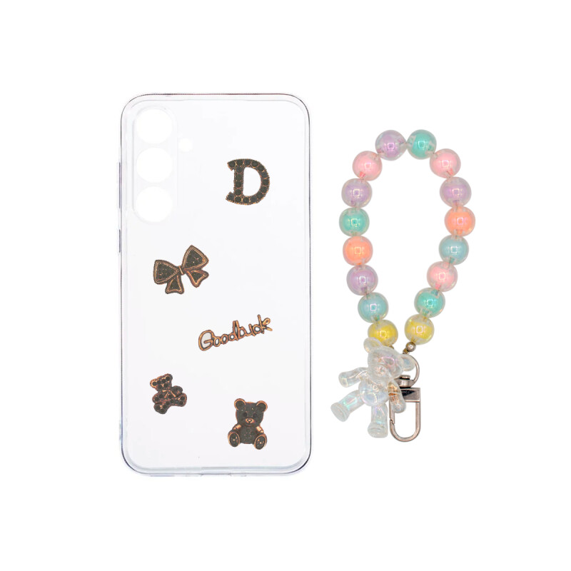 Protector para Samsung Galaxy A55 transparente diseño osos Protector Para Samsung Galaxy A55 Transparente Diseño Osos