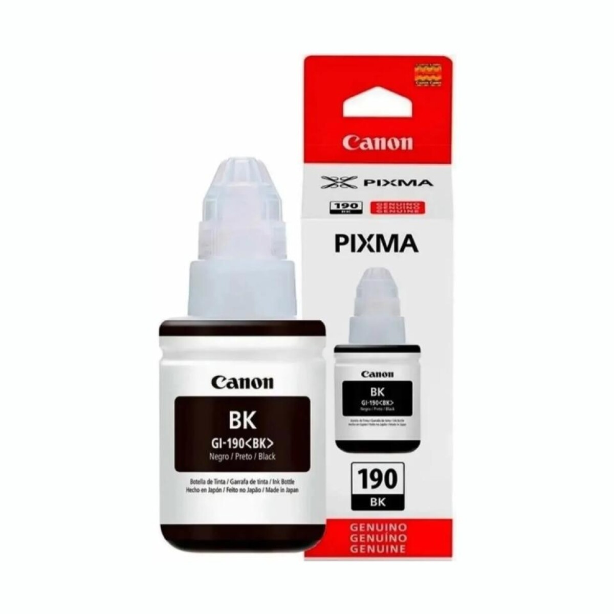 Botella De Tinta CANON GI-190 Negro 135Ml 