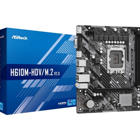Mother Asrock H610M-HDV/M.2 R2.0 Lga 1700 001