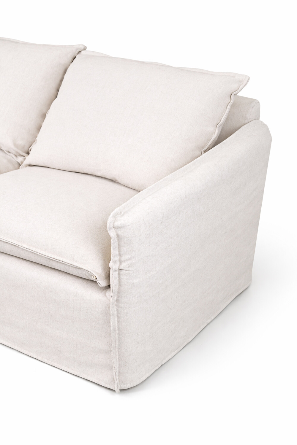 Sofá Brisa, 3 Cuerpos Crudo / Natural