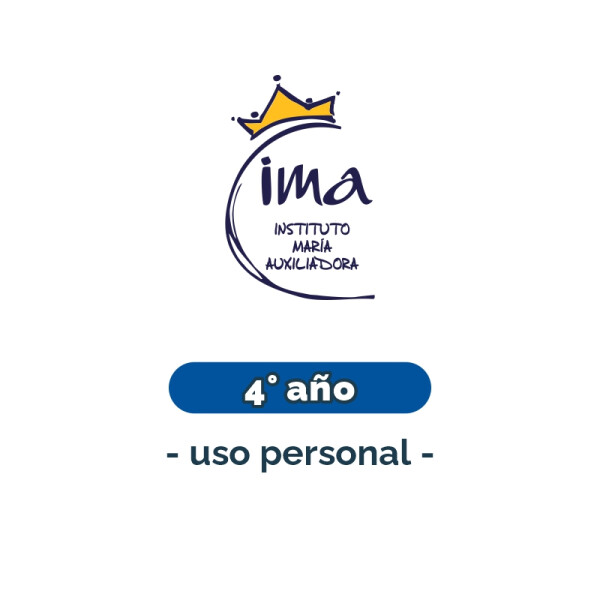 Lista de materiales - Primaria 4° - Uso personal IMA Única