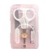 Set manicure cuidado uñas KIKKABOO rosa