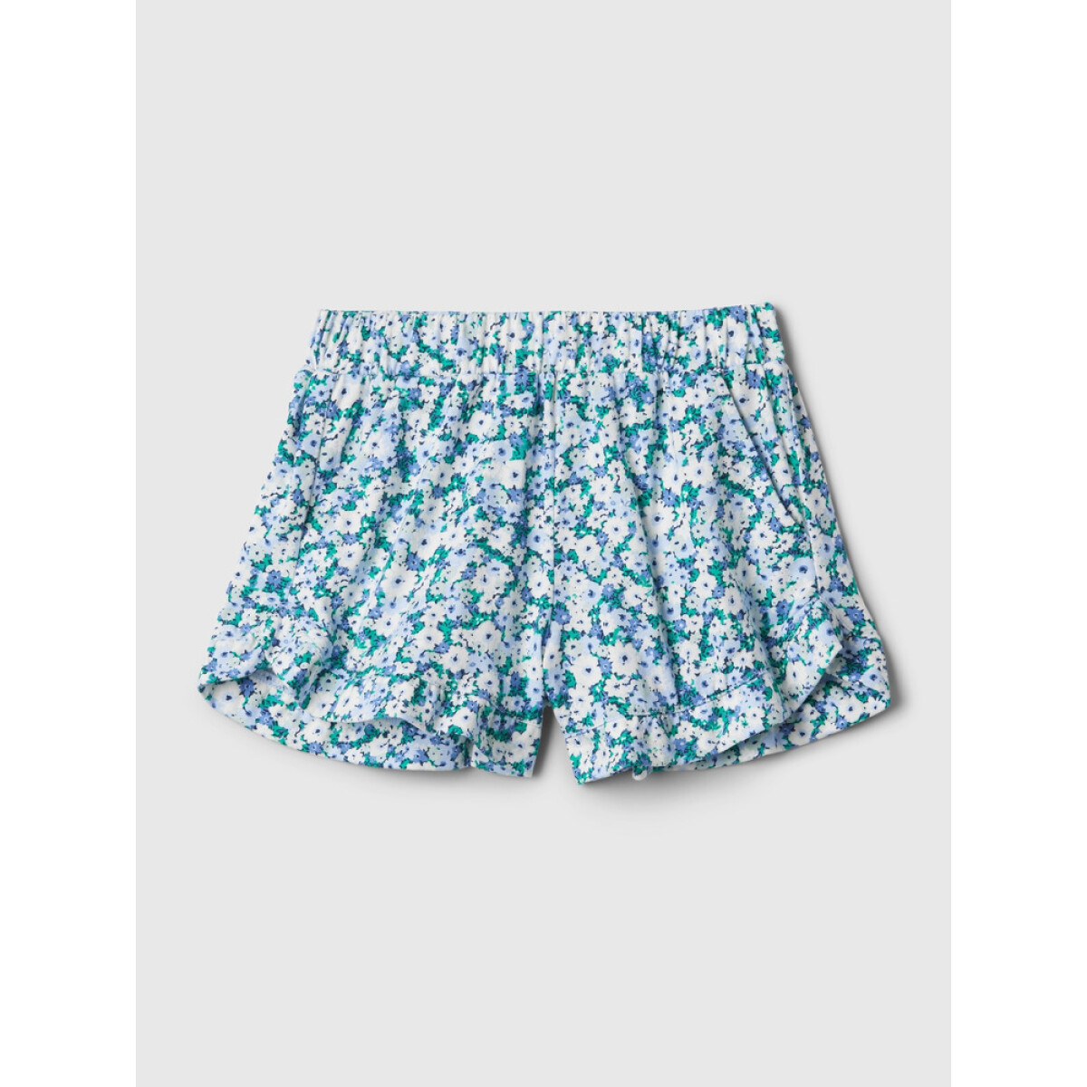 BRANNANS SHORT - LIGHT BLUE FLORAL 