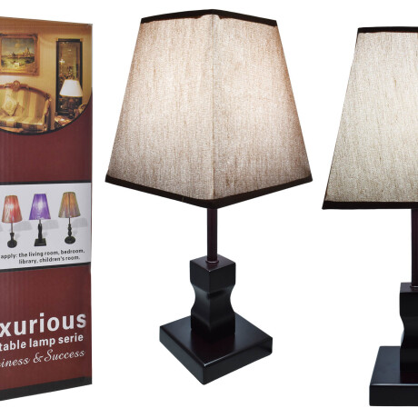 LAMPARA DE MESA MADERA 4676 LAMPARA DE MESA MADERA 4676