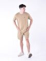 REMERA LINES BEIGE