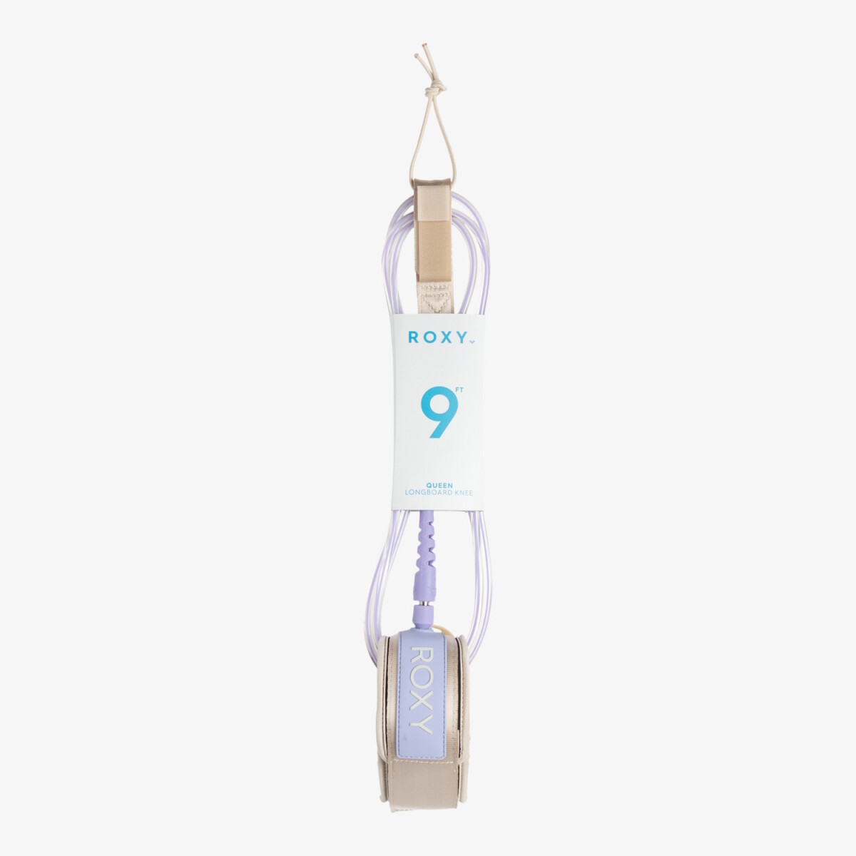 Leash - Roxy - Elite Line Up - 9.0 Longboard Queen - Rodilla - Violeta/Blanco 