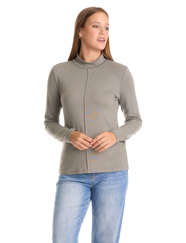 Polera Pespunte OLIVA