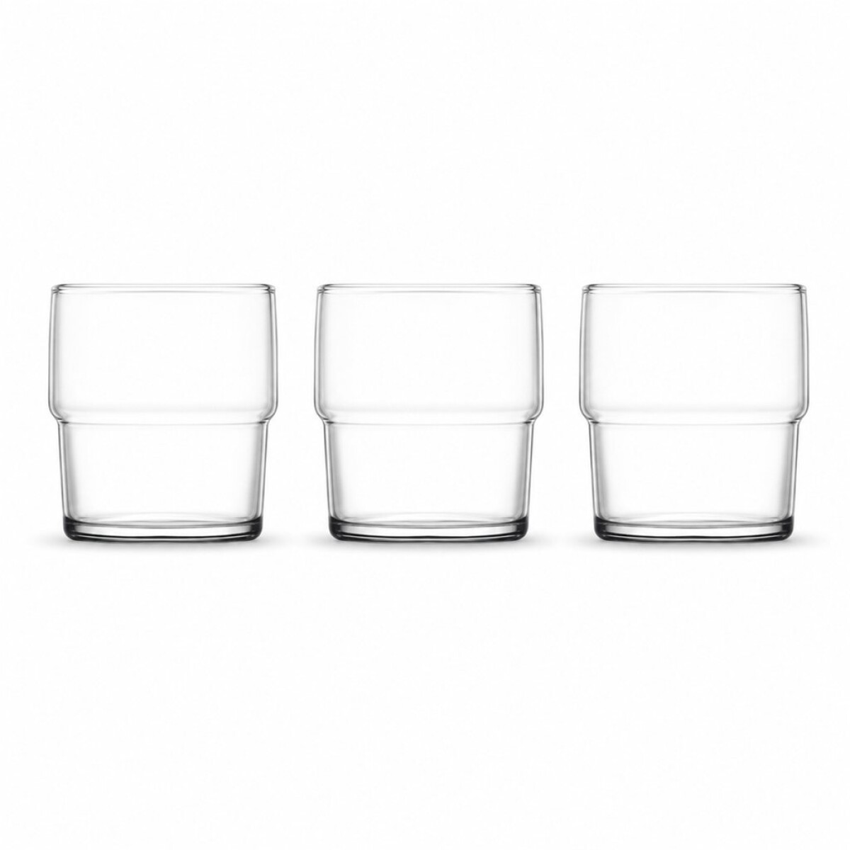 SET 3 VASOS WHISKY 200CC HILL PASABAHCE 