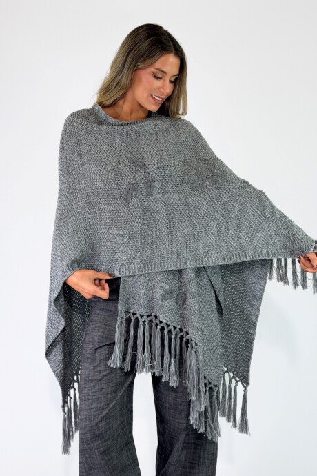 RUANA ARRAIAL Gris
