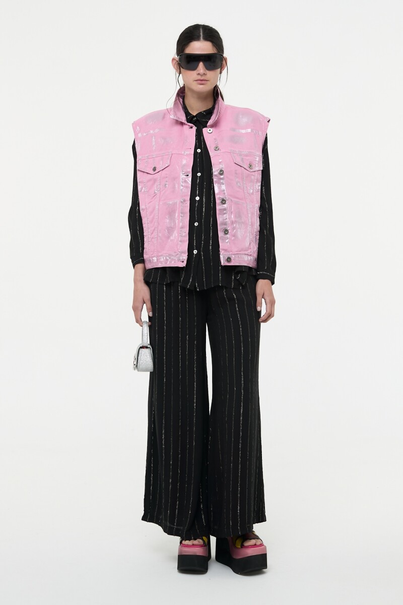CHALECO DENIM Rosa