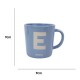 Taza abecedario E