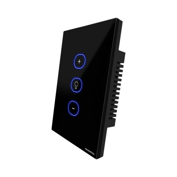 Dimmer inteligente WIFI touch negro TE3916