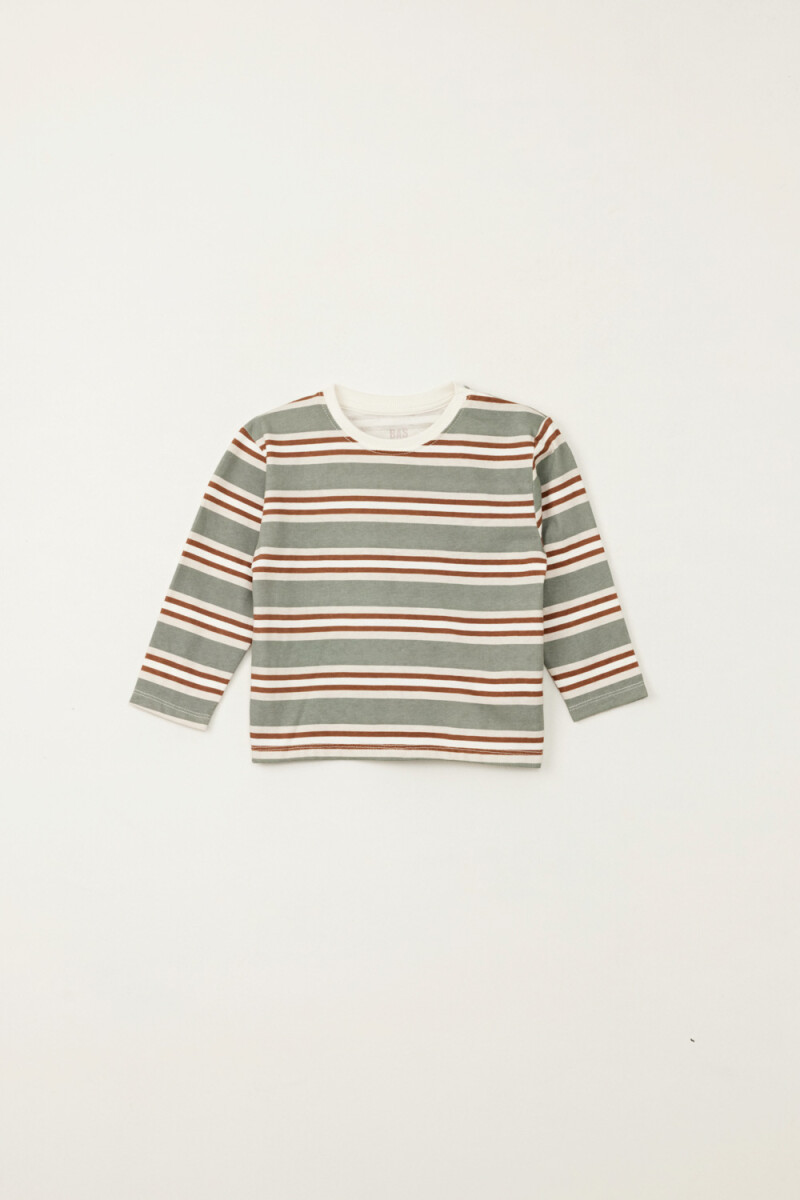 Remera estampada - Verde 