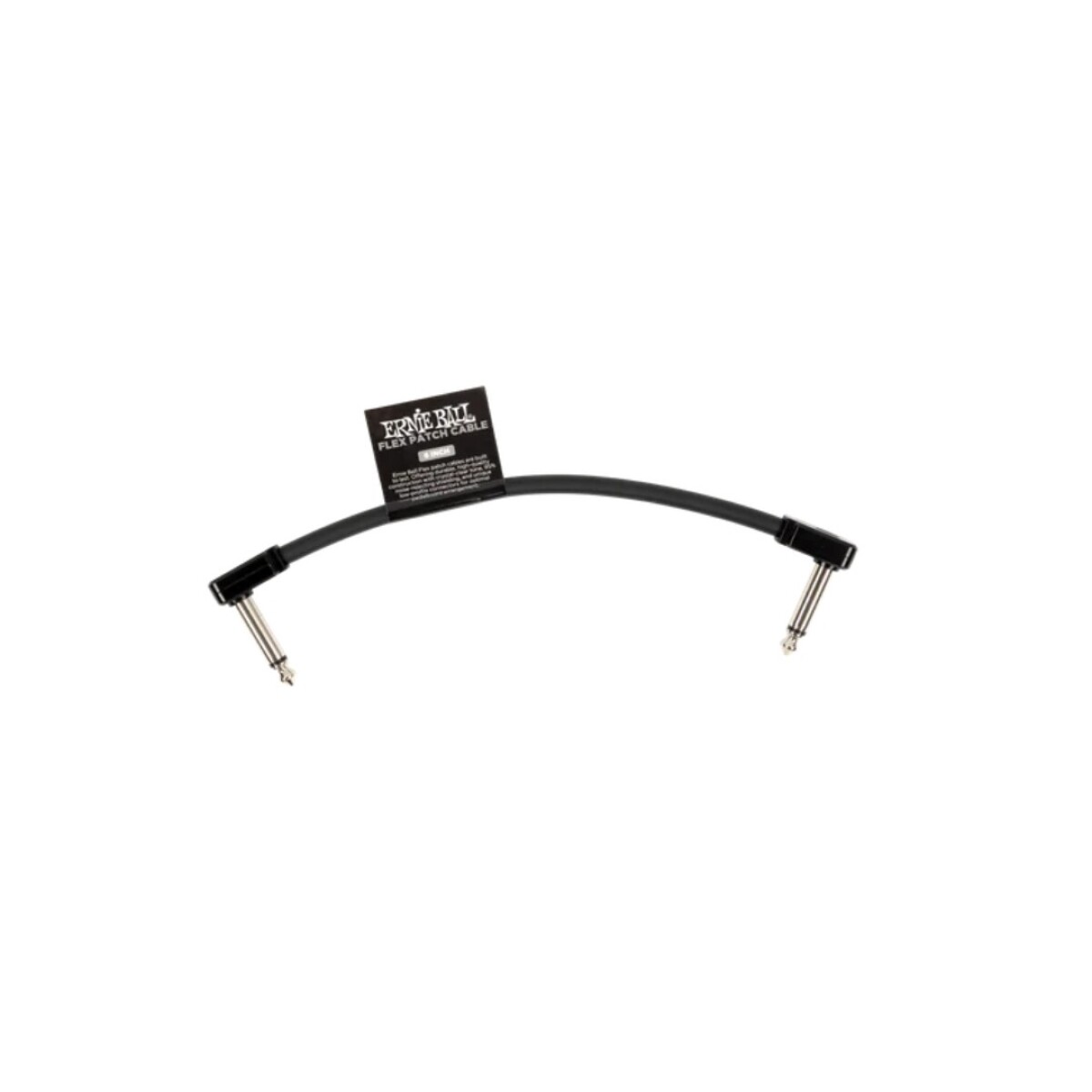 Cable Pedal Ernie Ball Flex Patch Cable 6" Negro 