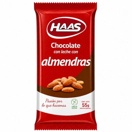 TABLETA CHOCOLATE HAAS 120G ALMENDRAS TABLETA CHOCOLATE HAAS 120G ALMENDRAS