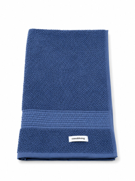TOALLA DE MANO AZUL PIEDRA