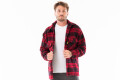 CAMISA LEÑADORA Rojo/negro 22