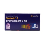 SEDAZIN 6 CJ X 50 COMPRIMIDOS única