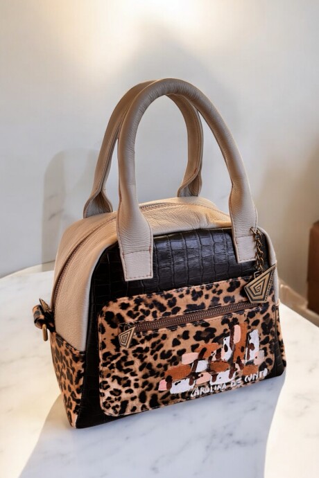 Cartera ISA Nergro Con Print Y Arte