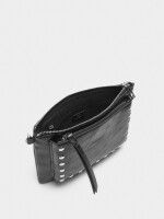 Bolso Bandolera Con Tachuelas negro