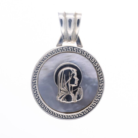 Medalla religiosa de plata 925 Virgen Niña