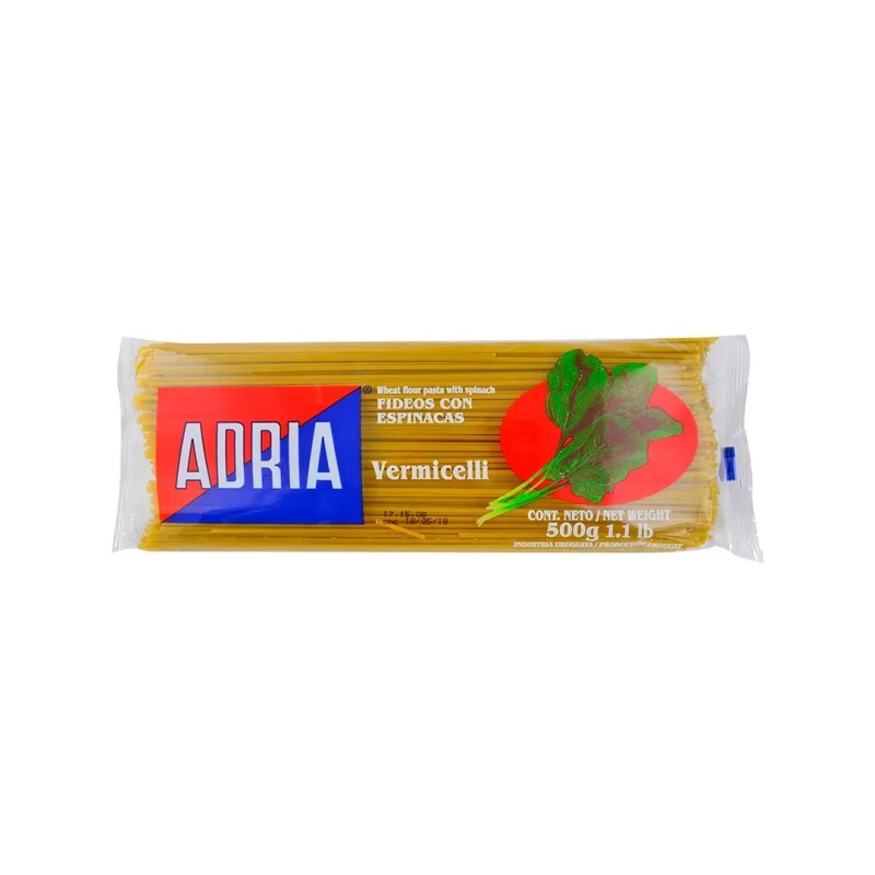 FIDEO ADRIA ESPINACA 500G Fideo Adria Espinaca 500g