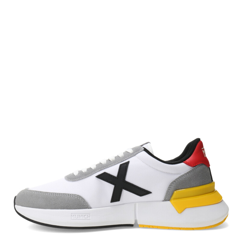 Championes de Hombre MUNICH Versus Alemania Blanco - Gris - Rojo