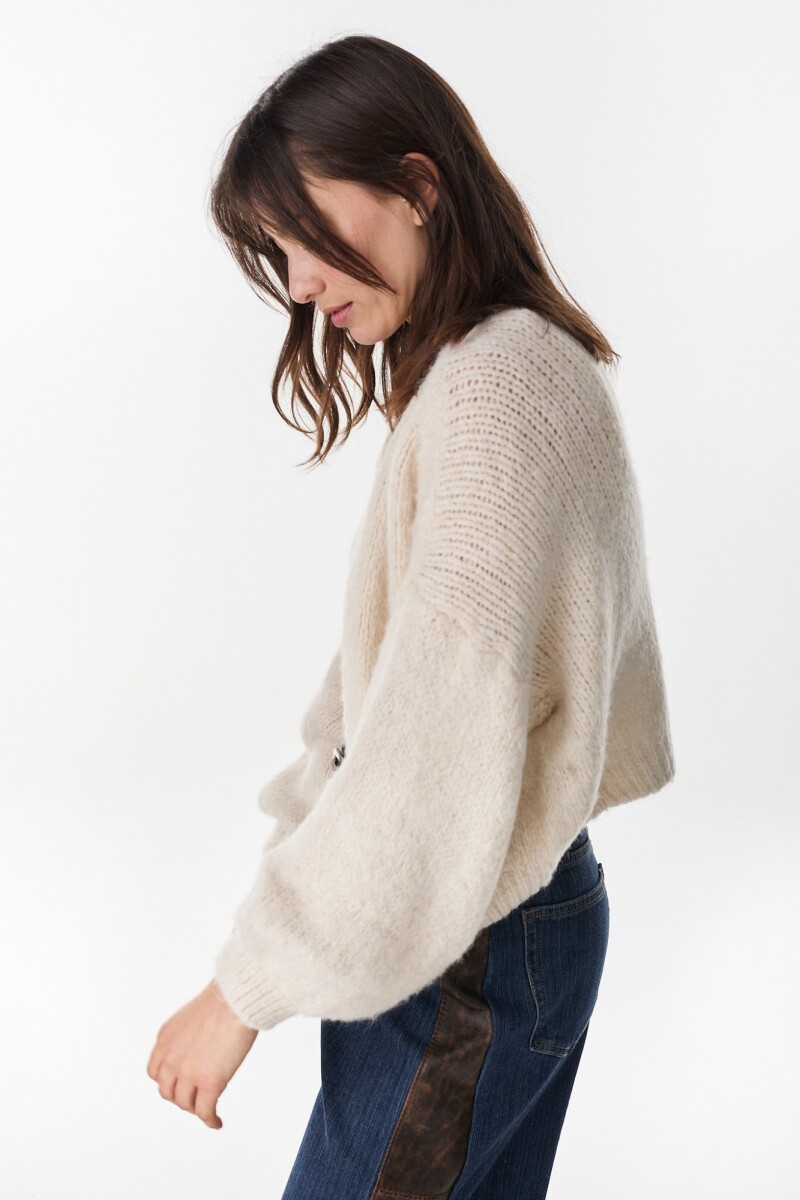 Cardigan Lina Crudo