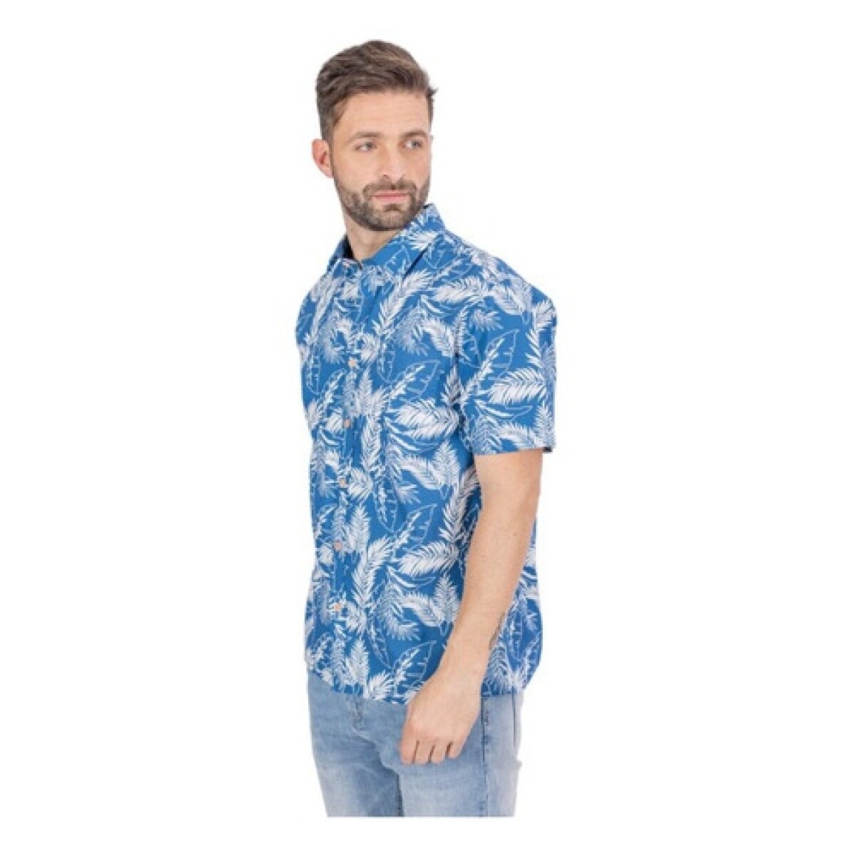 Camisa estampada UFO Maui Celeste - M 