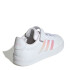 Championes de Niños Adidas Grand Court 3.0 Velcro Blanco - Rosado