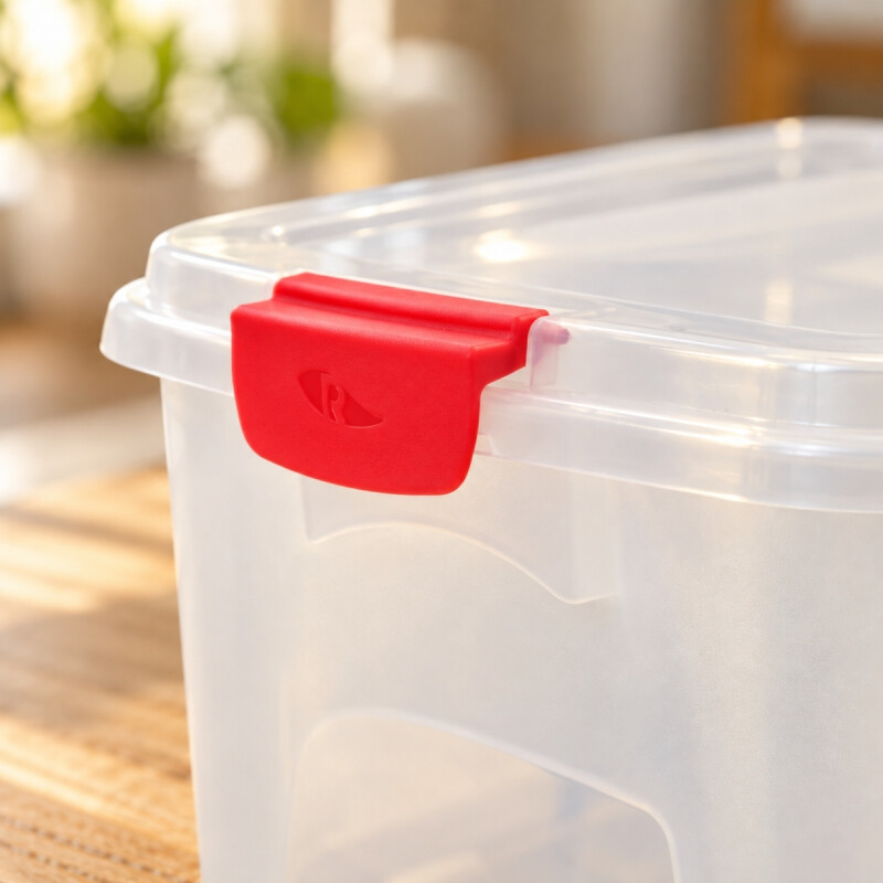 Caja organizadora 12 lts Alta TRANSPARENTE