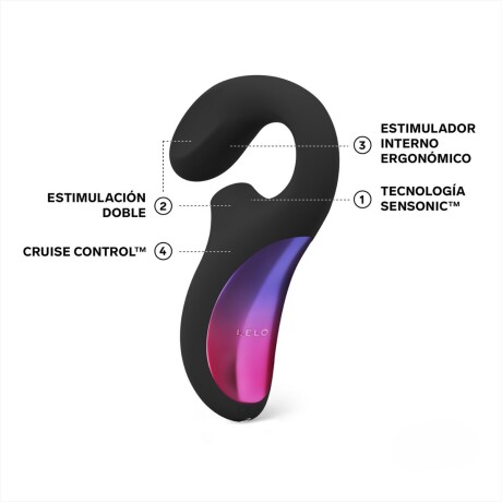 Masajeador Sónico Doble Estimulo Lelo Enigma Cruise Masajeador Sónico Doble Estimulo Lelo Enigma Cruise