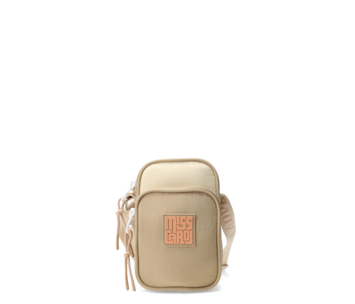 Cartera Miss Carol COLLINSON de tamaño chico Beige