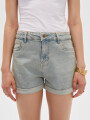 Short Eloide Celeste Grisaceo