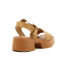 Sandalia Plataforma Mujer Country Beige