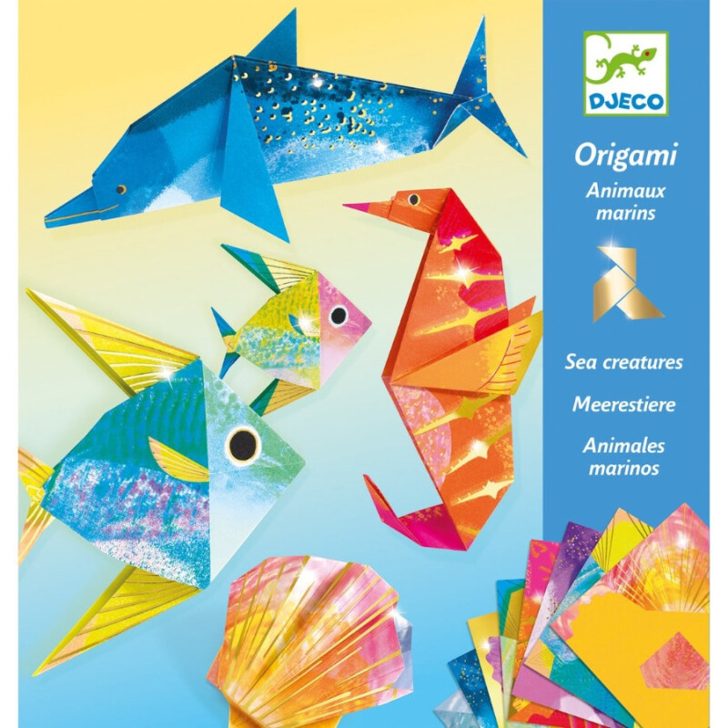 Origami Animales Marinos Djeco +7 Origami Animales Marinos Djeco +7