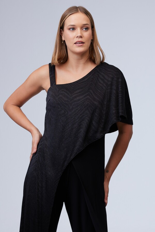 Enterito Overlay Lurex NEGRO