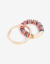 Pulseras Elásticas Sets Esmalte Pulseras Set Beads - Dorado