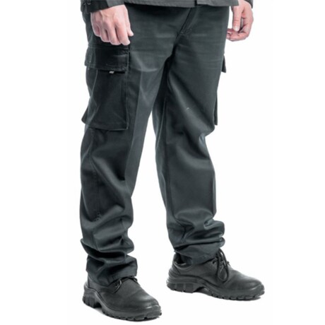 Pantalón Cargo Industrial Talle Especial Gris