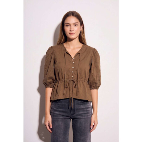 Blusa Broderie Oliva