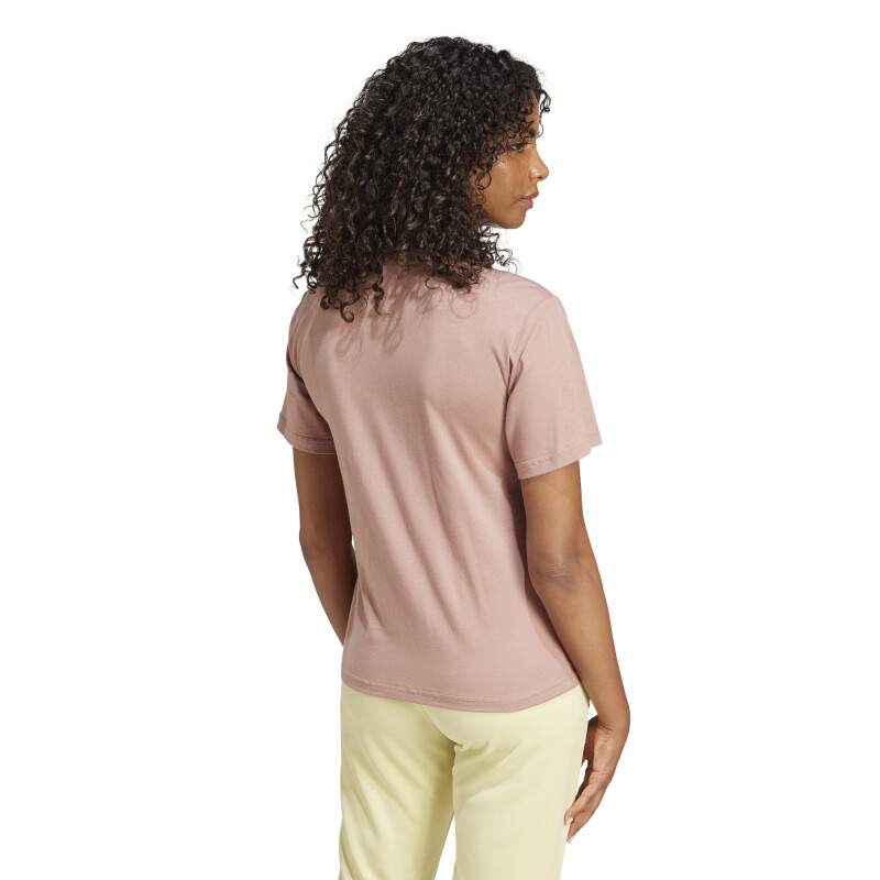 Remera Adidas TSHIRT W SL SJ T de Mujer - JI6075 Rosa Viejo-blanco