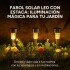 Luces Solar Farol Estaca Antorcha Luz Led Lampara Jardin Variante Calida