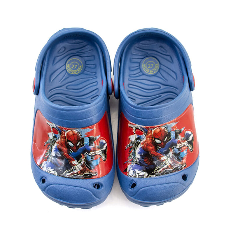 Clogs Disney Spiderman de Niños - SPICSS23003 Azul-rojo