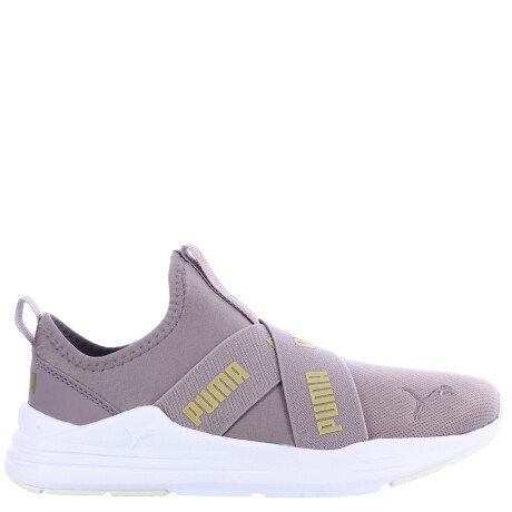 Championes de Mujer Puma Wired Run Slipon Wns Lila - Dorado