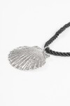 Collar cord dije mar plateado