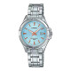 Reloj analógico de acero inoxidable. -2AVDF