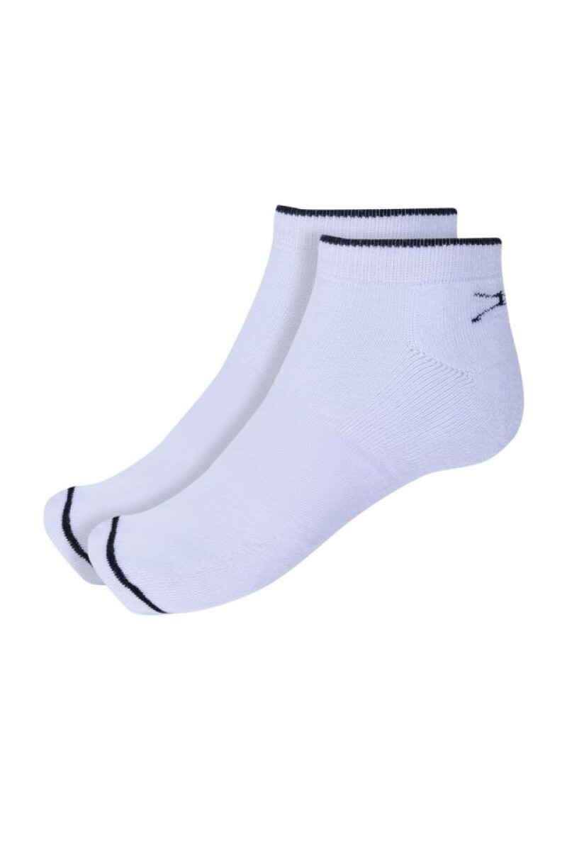 SOQUETES GRUESOS/PACK X 3 - Blanco 