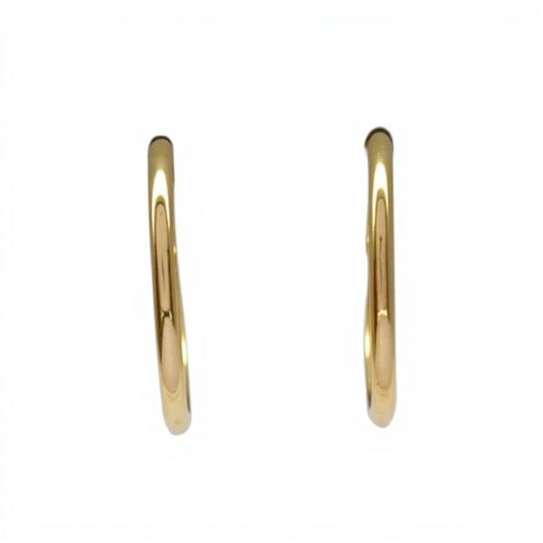 Caravanas aros de oro finos- Oro bajo - Sin piedra- CA8012 sinpiedra